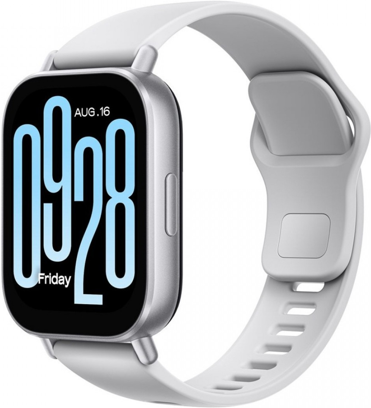 Смарт часовник Xiaomi Redmi Watch 5 Active BHR8790GL, 2″ LCD, 320×385, тъчскрийн, Bluetooth, 470 mAh, TPU каишка, сребристна ниска цена с бърза доставка - BestPC.BG