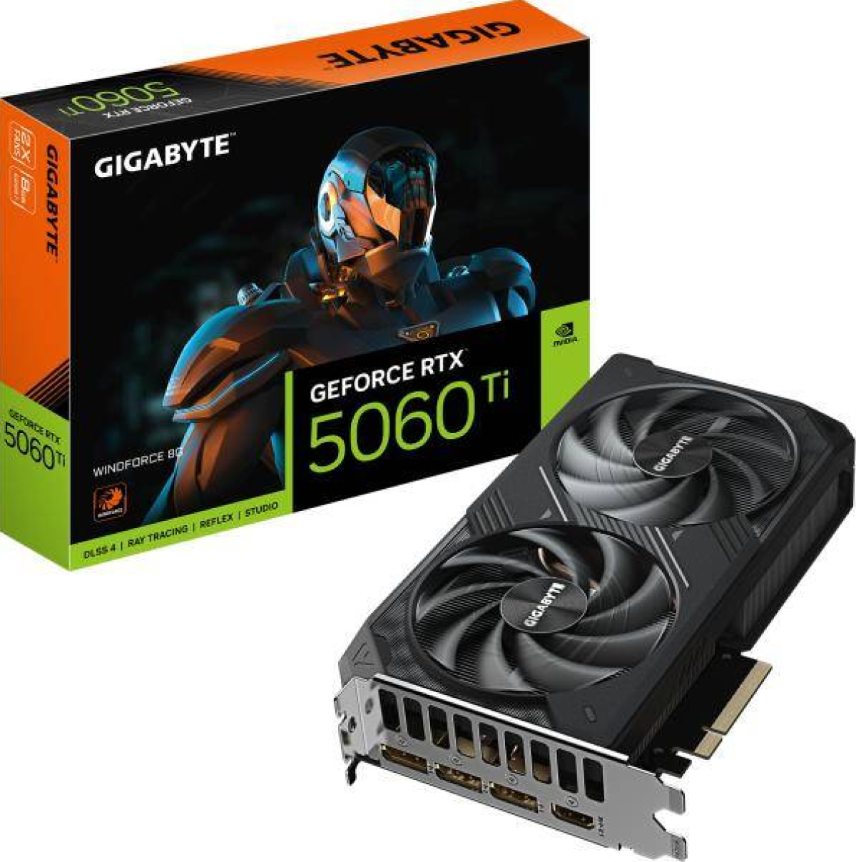 Видеокарта GIGABYTE GeForce RTX 5060 Ti WINDFORCE 8GB GDDR7, 7680 x 4320, 128-bit, DirectX 12, 3 x DisplayPort, HDMIна ниска цена с бърза доставка - BestPC.BG