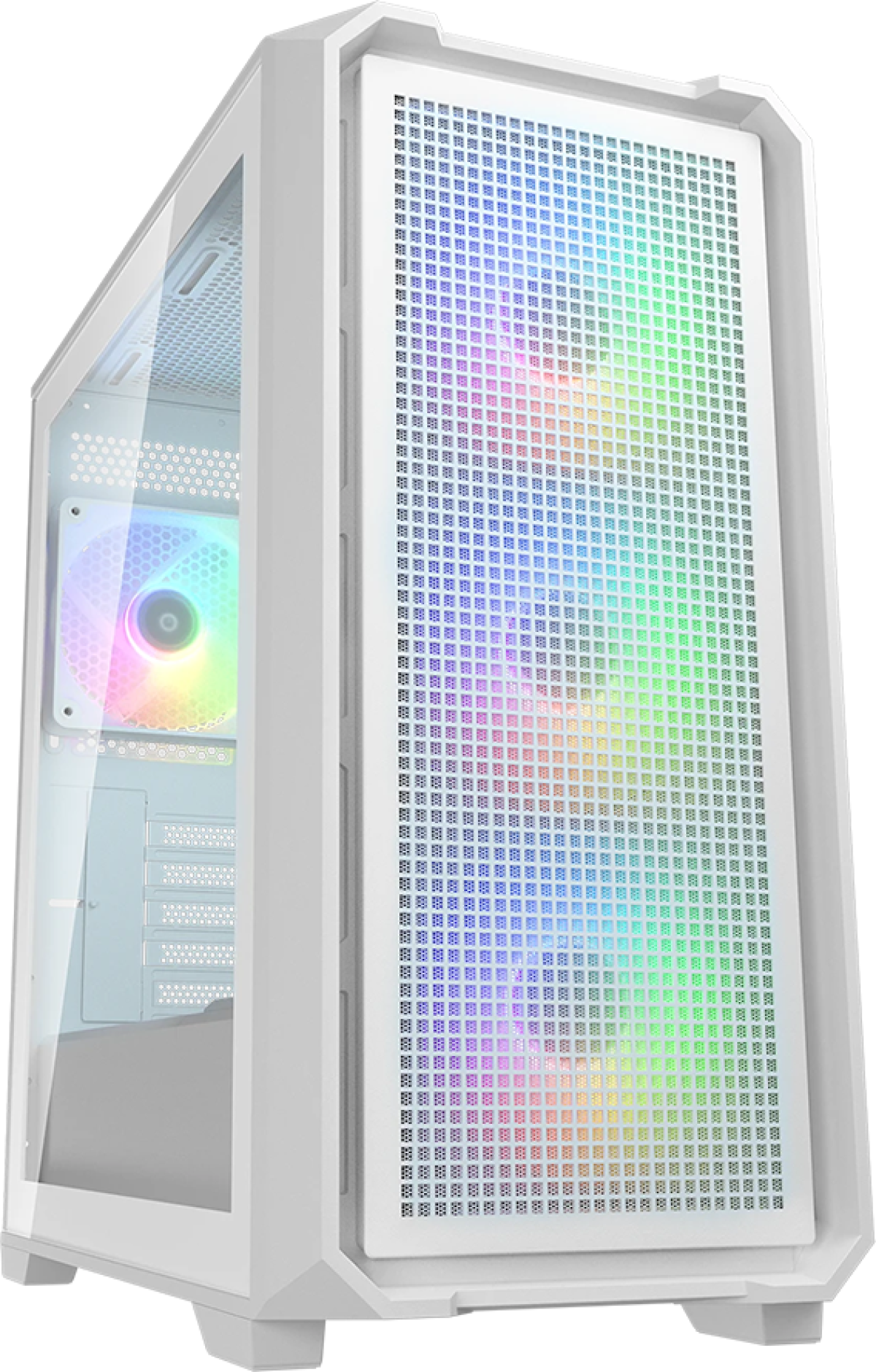 Кутия COUGAR MX600 Mini V2 RGB PC Case, Mini Tower, Whiteна ниска цена с бърза доставка - BestPC.BG