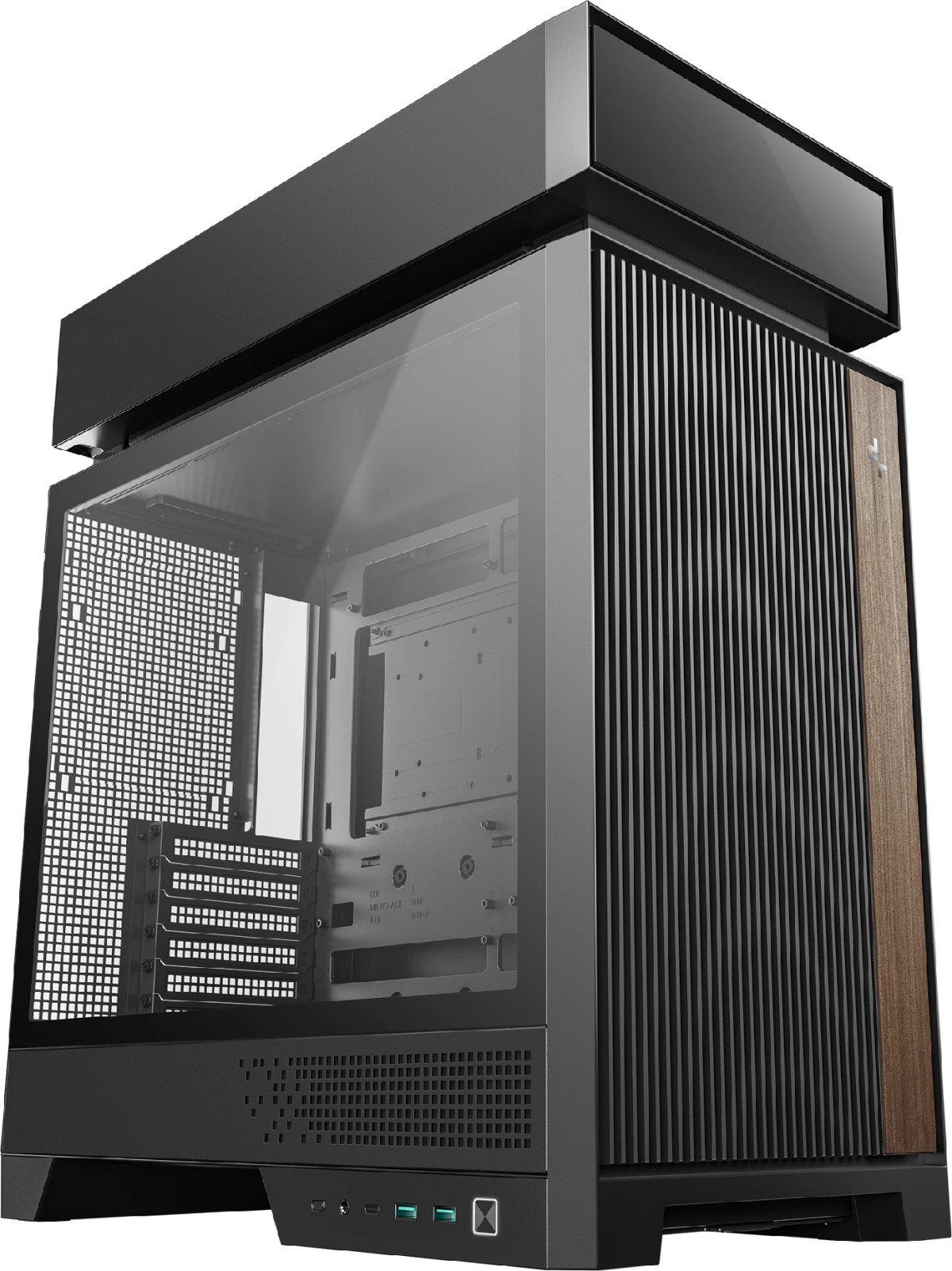 DeepCool кутия Case ATX - CL660 - Modular Split-Chamber, 2 ARGB fansна ниска цена с бърза доставка - BestPC.BG