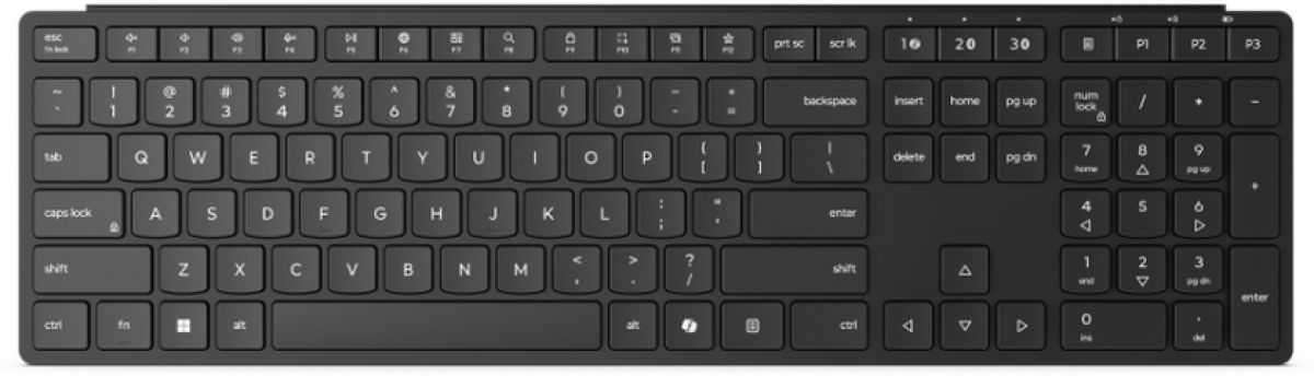 Клавиатура Lenovo Безжична Multi-Mode Pro 6000 - БДС Кирилизация, Чернана ниска цена с бърза доставка - BestPC.BG