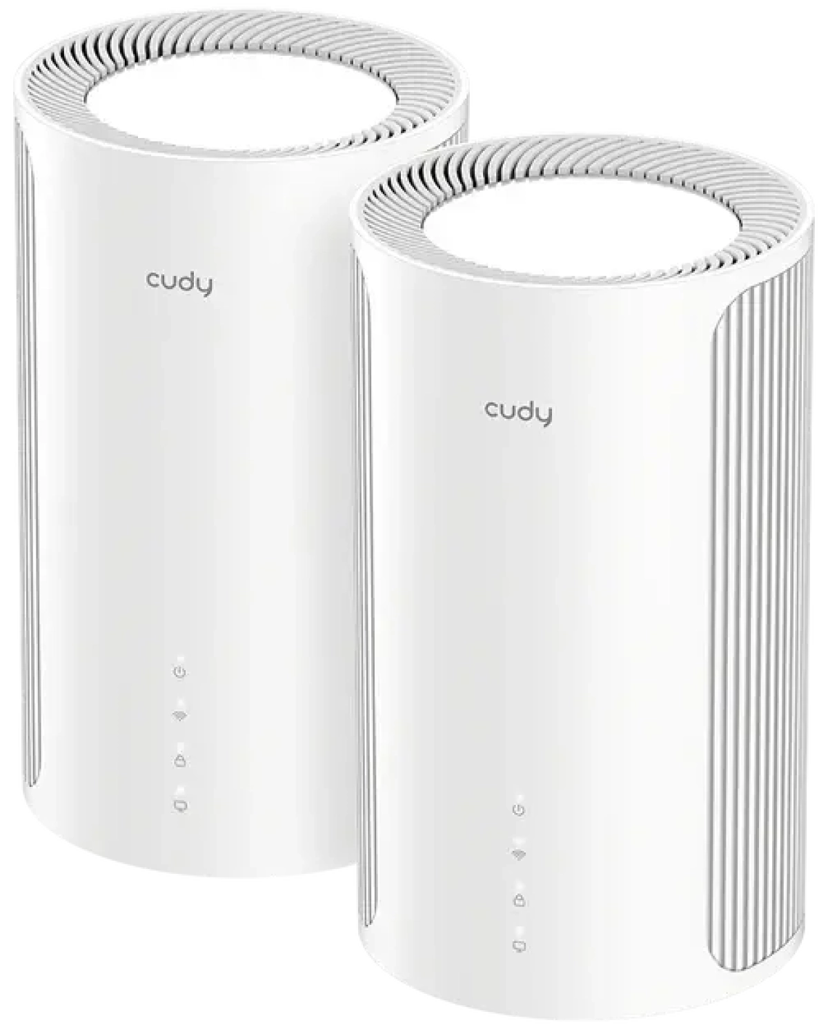 Безжични WiFi Mesh системa Cudy M11000 2-Pack, BE11000, Wi-Fi 7, Tri-Band (2.4/5/6 GHz), 2.5G WAN, 3×2.5G LAN, бялна ниска цена с бърза доставка - BestPC.BG