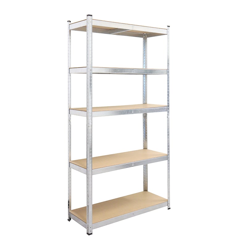 Стелаж RFG, метален, с 5 рафта, 900 х 300 х 2460 mm, MDF, до 200 kgна ниска цена с бърза доставка - BestPC.BG