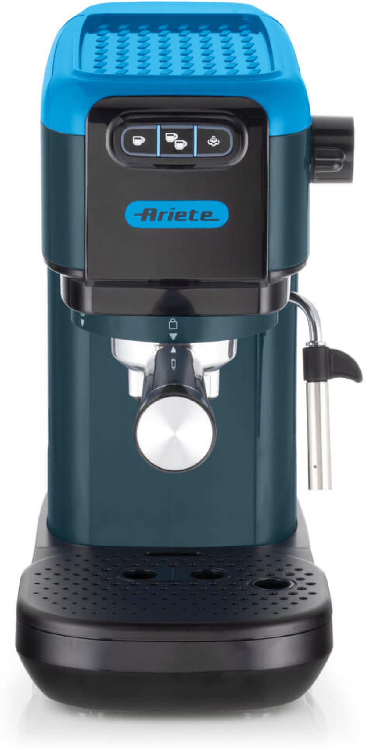 Кафемашина Ariete 1399/18 Smart Slim Coffee, полуавтоматична, за еспресо, 1300 W, 1.1 л, 2 чаши, синна ниска цена с бърза доставка - BestPC.BG