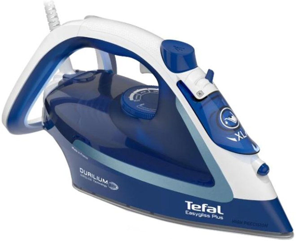 Tefal FV5735E0, Easygliss Plus, dark blue, 2500W - 45g/min - shot 220g/min - Antidrip smart technology - Auto-off - water tank 270 ml - Durilium AirGlideна ниска цена с бърза доставка - BestPC.BG