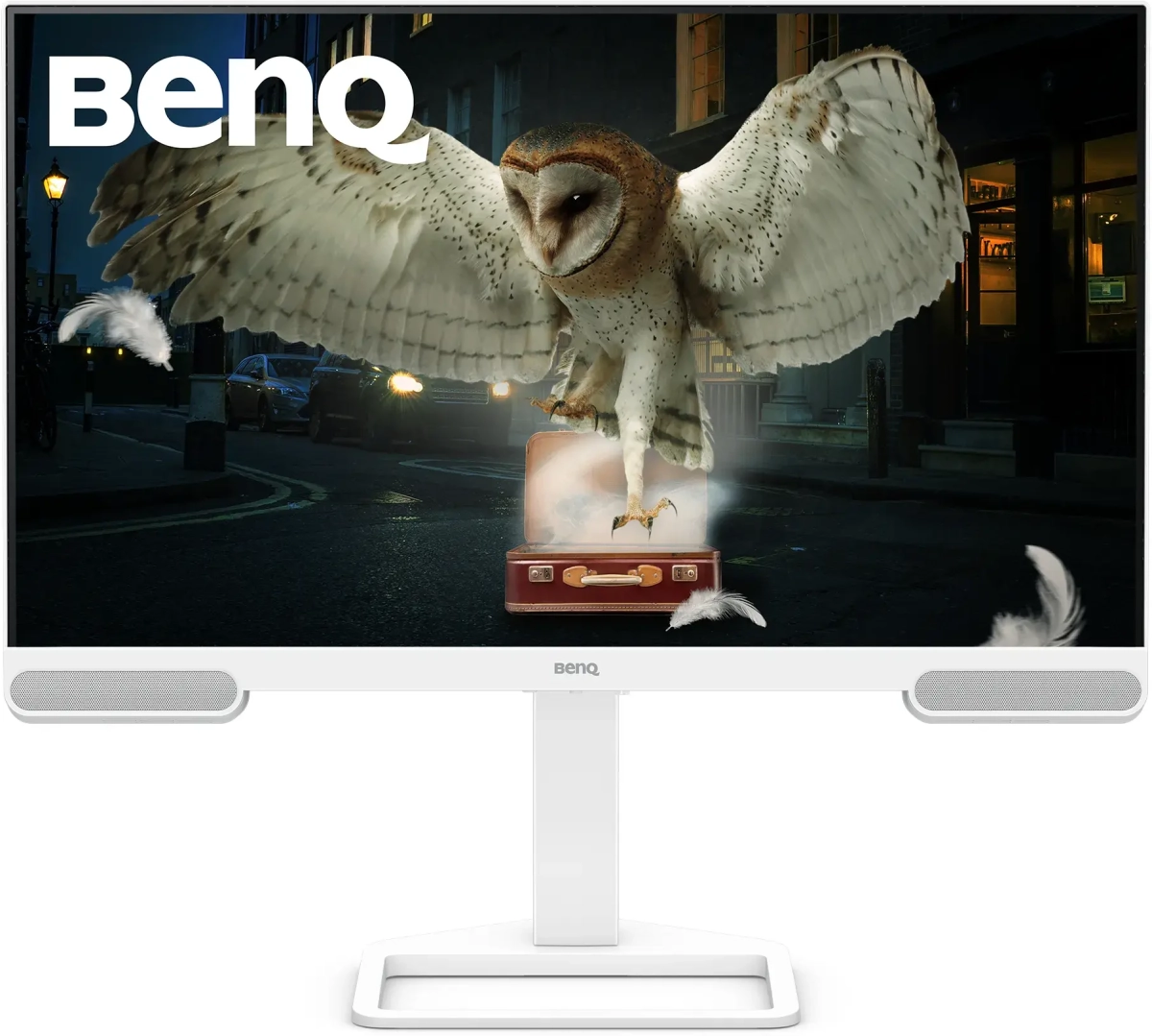 Монитор BenQ EW3290U, 31.5" IPS 4K UHD (3840 x 2160), HDMI, DisplayPort, USB-C, 2.1-канални говорители, Бялна ниска цена с бърза доставка - BestPC.BG