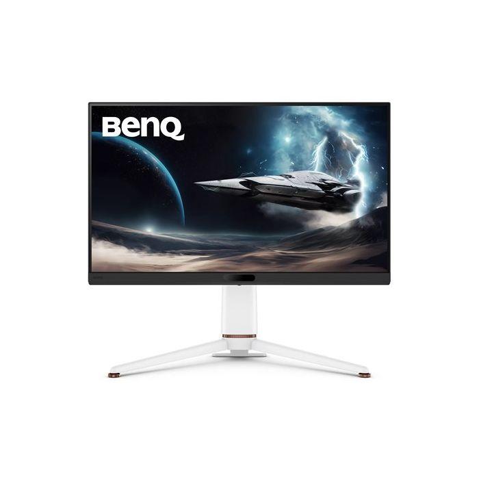 Монитор BenQ EX271Q, 27" IPS 2560 × 1440 (QHD / 2K), DisplayPort 1.4, HDMI, USB Type-C, USB 3.2, вградени високоговорители, бялна ниска цена с бърза доставка - BestPC.BG