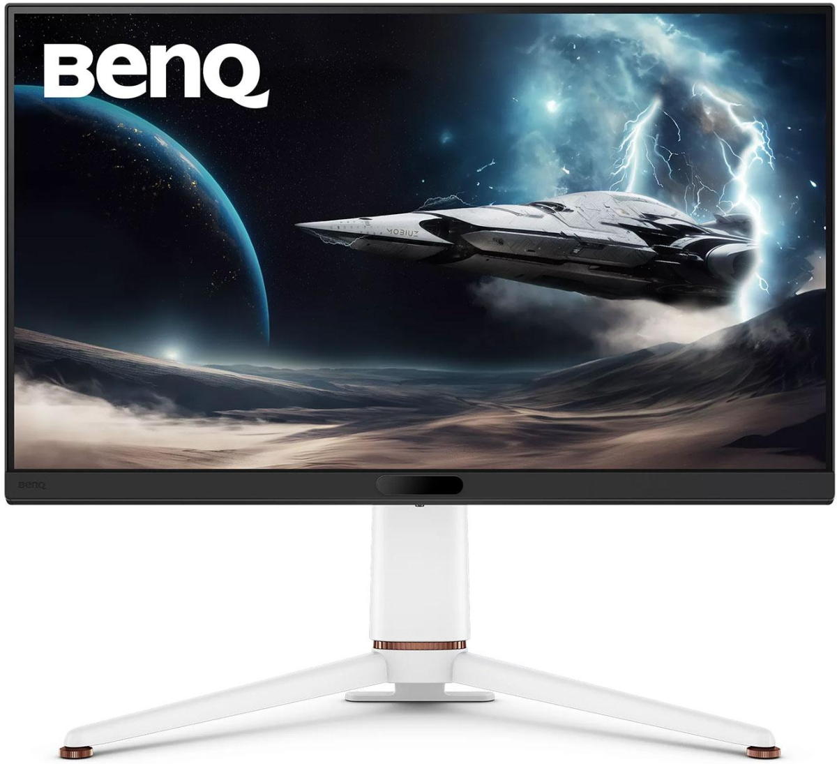 Монитор BenQ EX271U, 27" 4K IPS (3840 × 2160), 165 Hz, 400 cd/m², HDMI 2.1, DisplayPort 1.4, USB-C, Бялна ниска цена с бърза доставка - BestPC.BG
