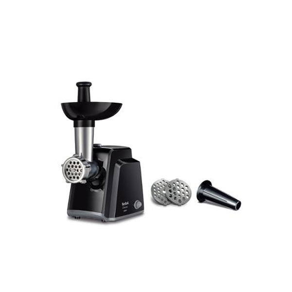 Tefal NE105838, Meat grinder, 1400W, Capacity 1.7 kg/min, Reverse function, Chopping knife, 2 sausage accessories, Blackна ниска цена с бърза доставка - BestPC.BG