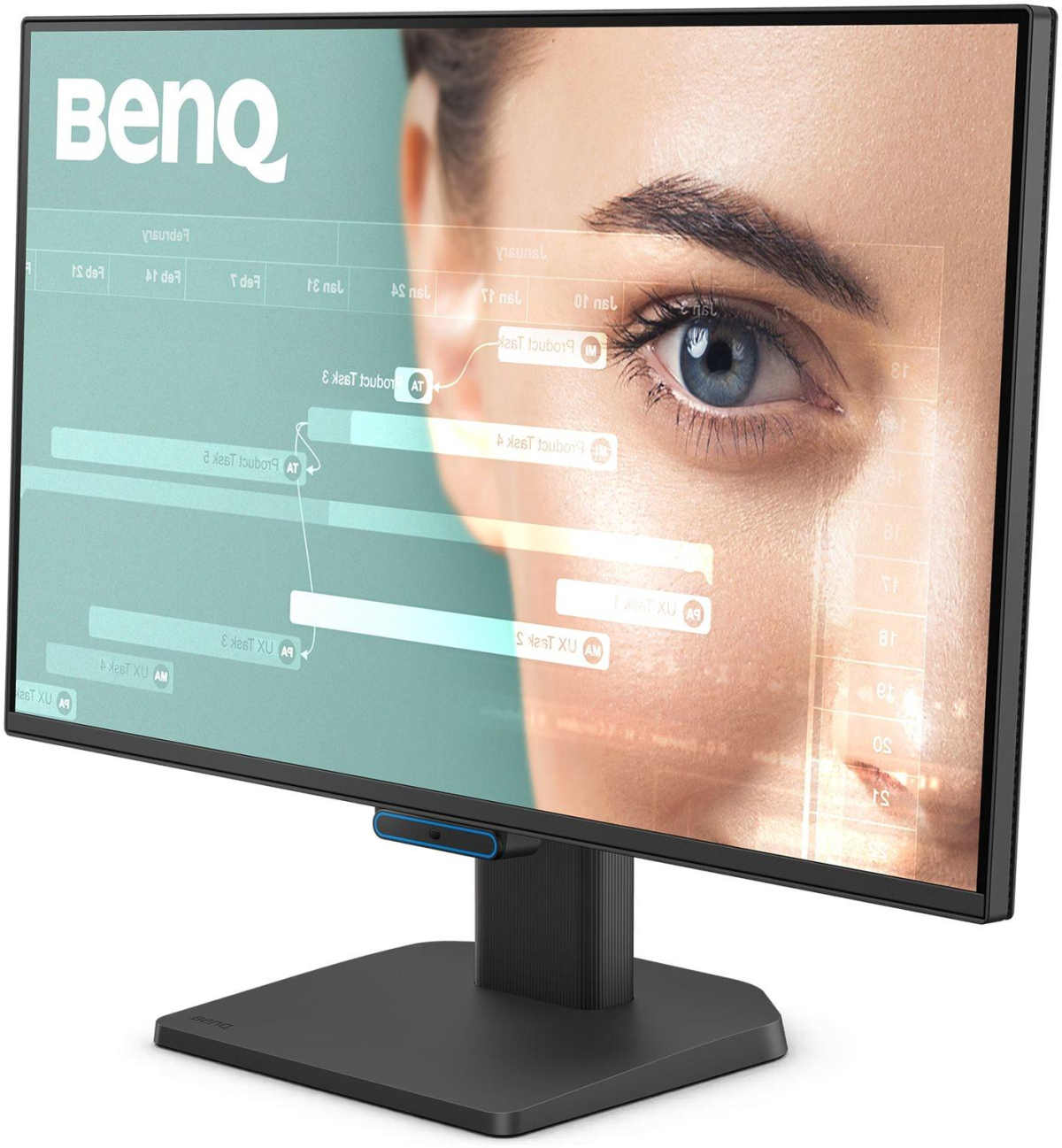 Монитор BenQ GW2490C, 24, IPS, 1920x1080, 100Hz, 99% sRGB, HDMI, DisplayPort, Speakers, Черенна ниска цена с бърза доставка - BestPC.BG