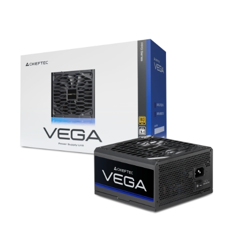 Захранване Chieftec Vega 850W ATX 3.1, Non-modular, 80 PLUS Goldна ниска цена с бърза доставка - BestPC.BG