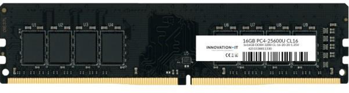 Памет Innovation IT DDR4 16GB 3200MHz, CL16 1.35V LD-8Chipна ниска цена с бърза доставка - BestPC.BG
