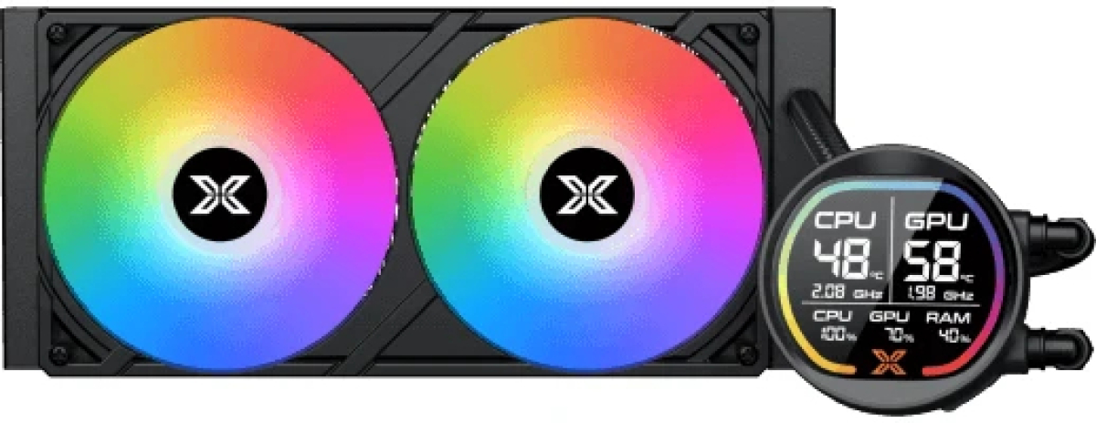 Xigmatek водно охлаждане Water Cooling LK Pro 240 Digital - 2.7 inch Digital LCD Displayна ниска цена с бърза доставка - BestPC.BG
