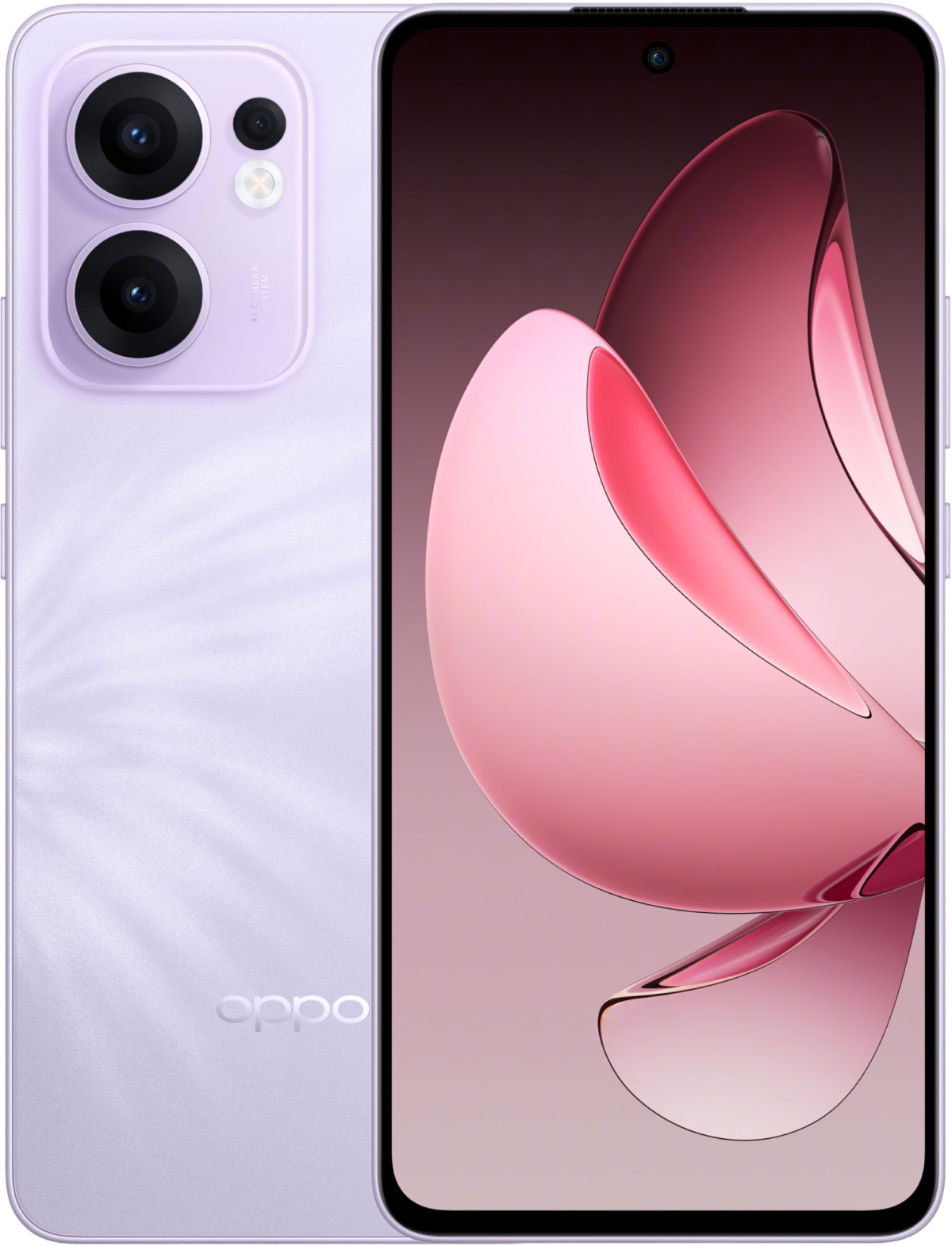 Смартфон OPPO Reno 13 F 5G, 8GB, 256GB, 120Hz, 50MP, бързо зареждане, лилавна ниска цена с бърза доставка - BestPC.BG
