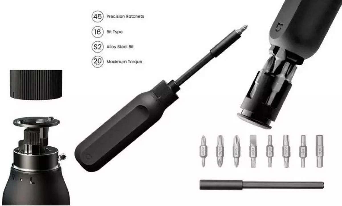 Комплект отвертка Xiaomi Mi 16-in-1 Ratchet Screwdriverна ниска цена с бърза доставка - BestPC.BG