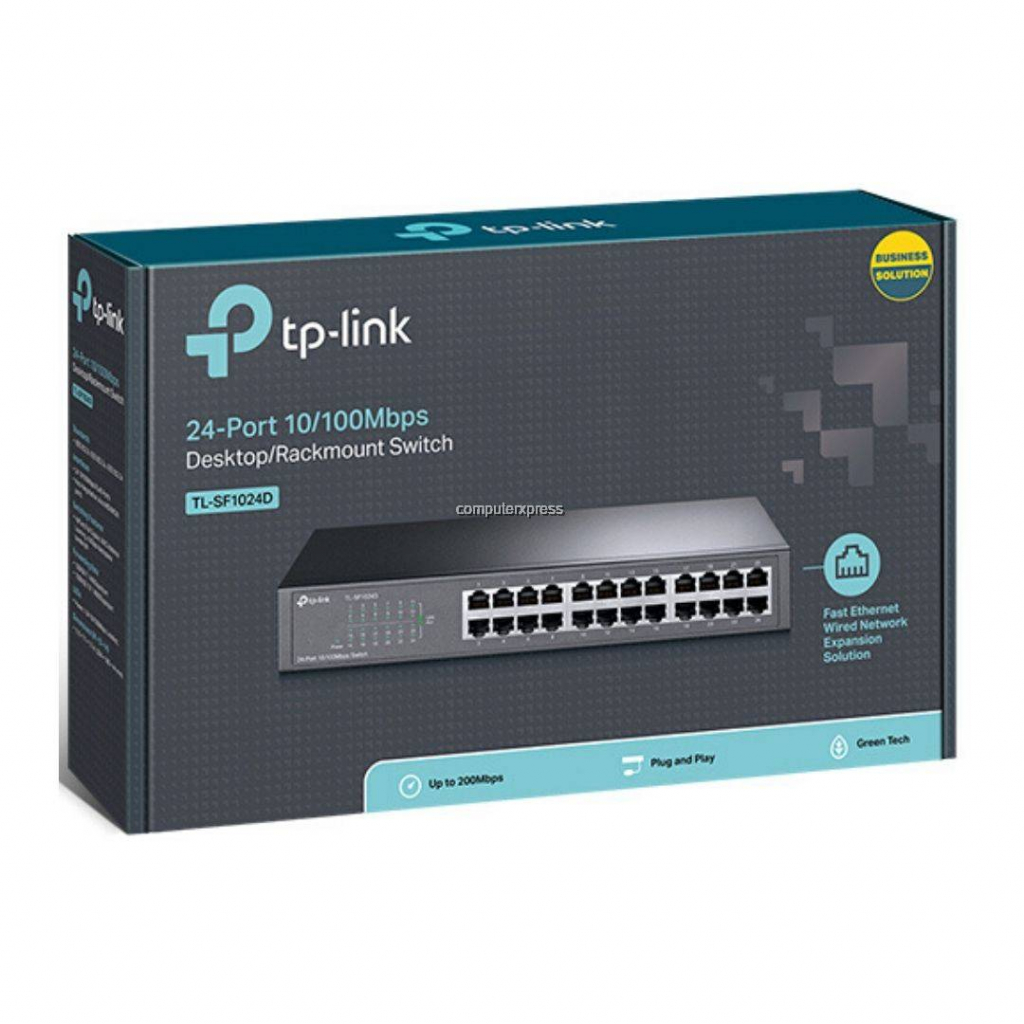 Комутатор/Суич TP-Link TL-SF1024D, 24х 100Mbpsна ниска цена с бърза доставка - BestPC.BG