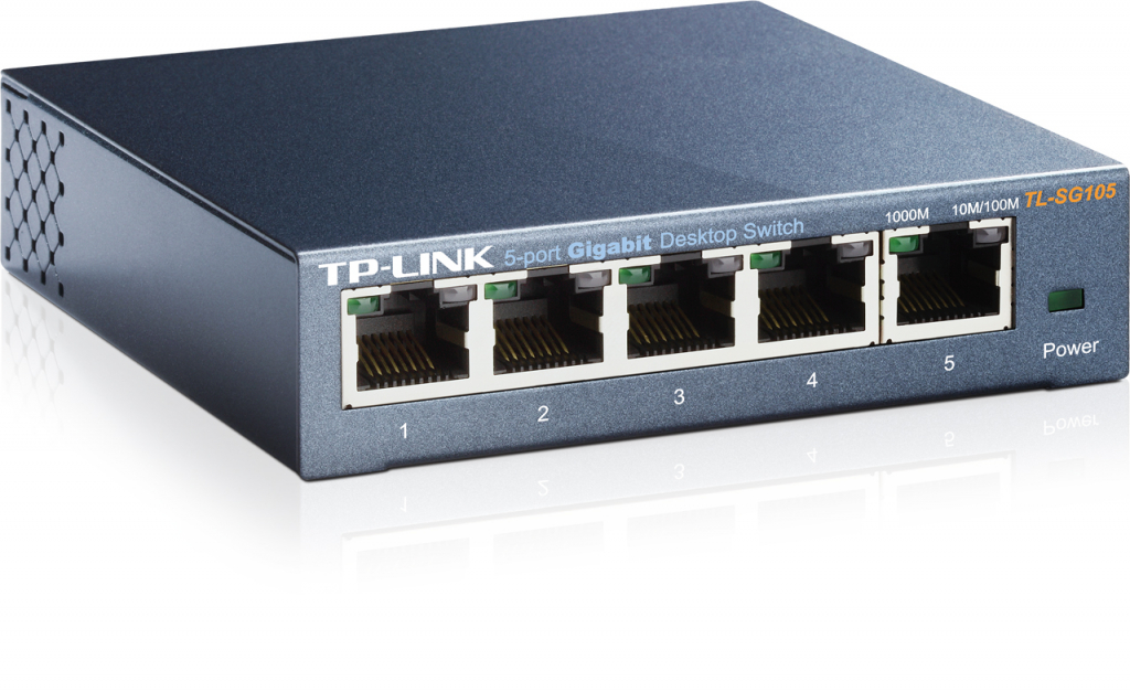 Комутатор/Суич TP-Link TL-SG105, 5х 1000 Mbpsна ниска цена с бърза доставка - BestPC.BG