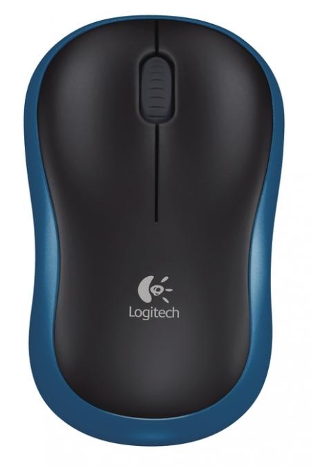 Мишка Logitech Wireless Mouse M185 Blueна ниска цена с бърза доставка - BestPC.BG