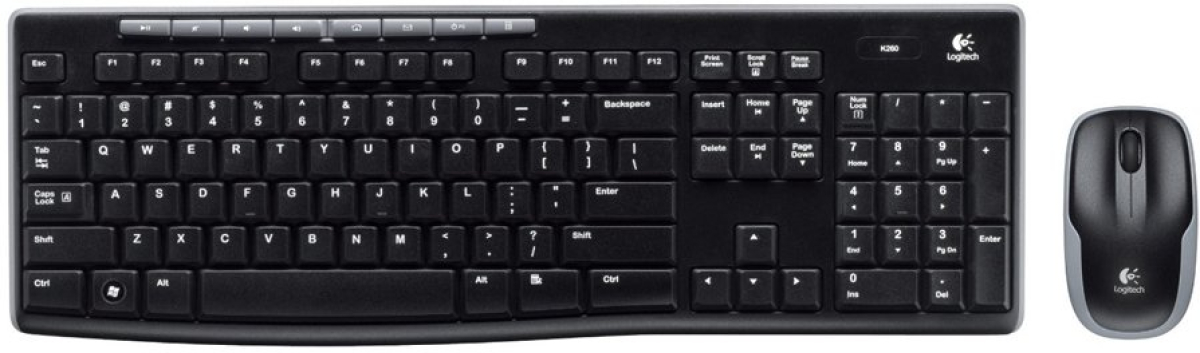 Клавиатура Комплект LOGITECH Wireless Desktop MK270 - EERна ниска цена с бърза доставка - BestPC.BG
