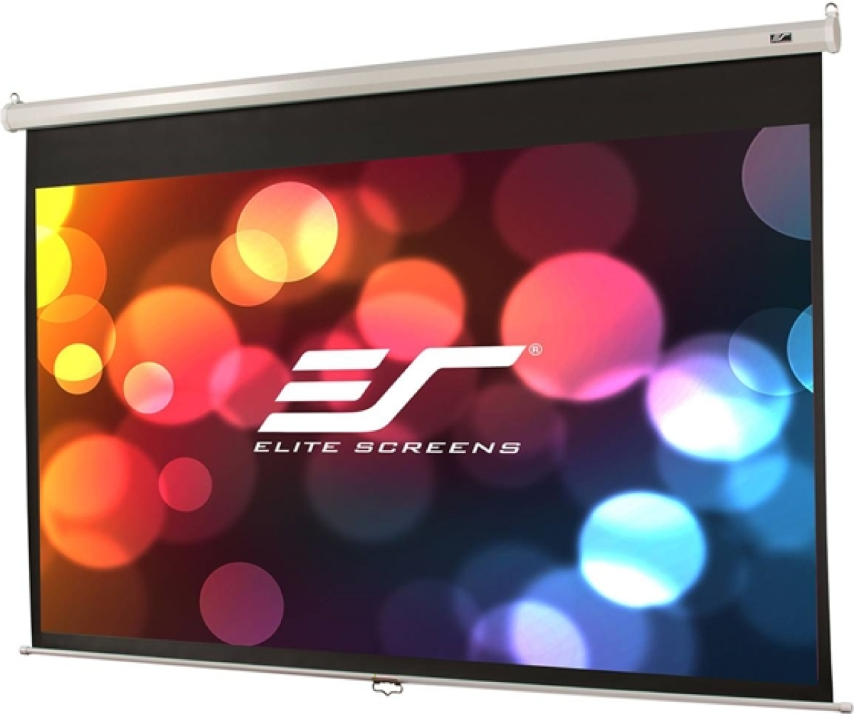 Екран за проектор Elite Screen M100XWH Manual, 100" (16:9), 221.0 x 124.5 cm, Whiteна ниска цена с бърза доставка - BestPC.BG