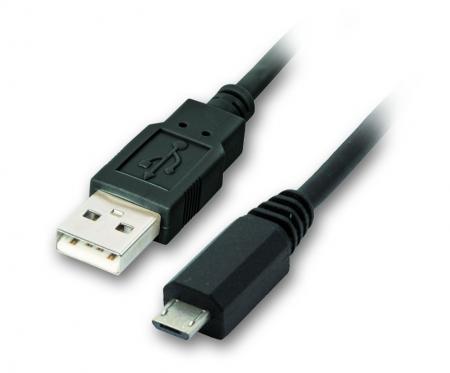 Кабел USB 2.0 AM - Micro USB M - CU271-1.5mна ниска цена с бърза доставка - BestPC.BG