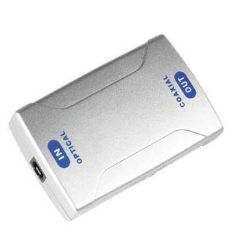 Кабел/адаптер Оптичен конвертор HAMA, Optical IN ODT (Toslink)-Coax OUT, Сребристна ниска цена с бърза доставка - BestPC.BG