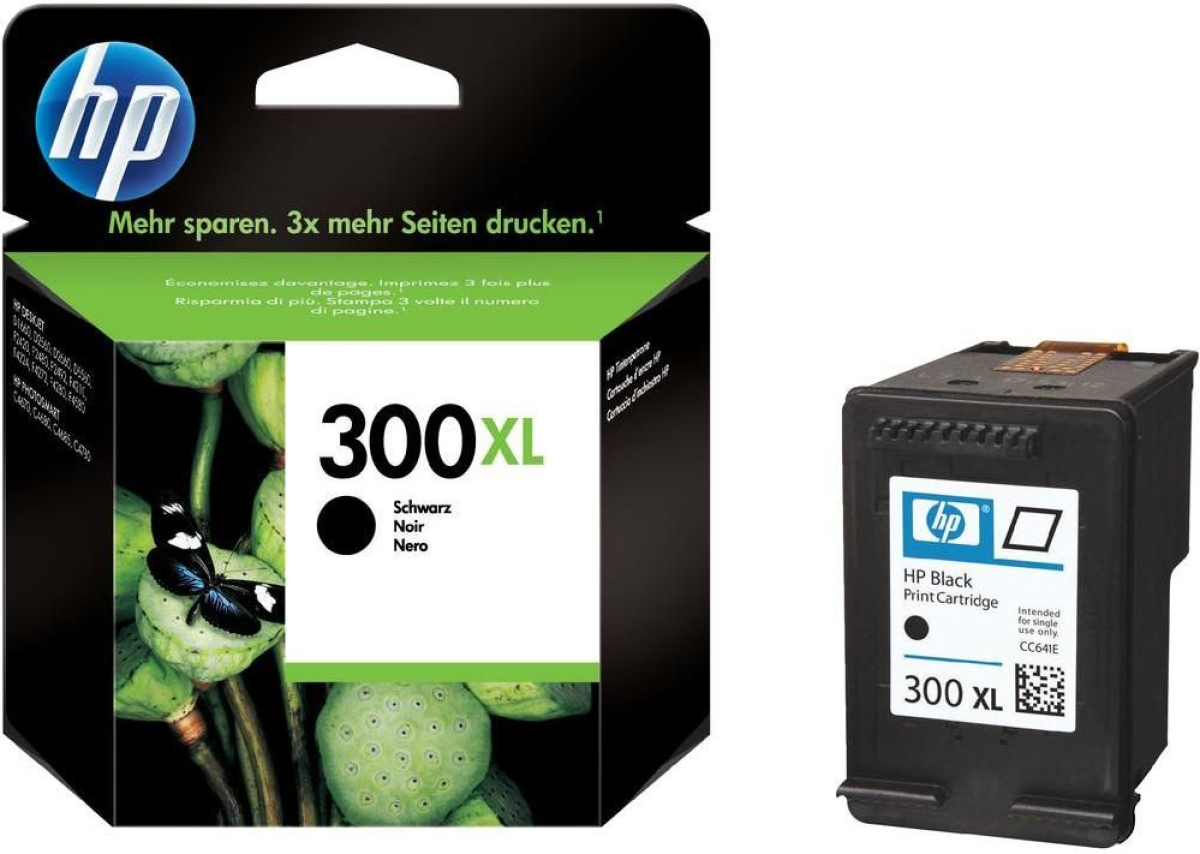 Касета с мастило HP 300XL Black Ink Cartridge CC641EEна ниска цена с бърза доставка - BestPC.BG