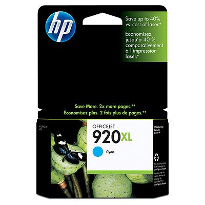 Касета с мастило HP 920XL Cyan Officejet Ink Cartridgeна ниска цена с бърза доставка - BestPC.BG