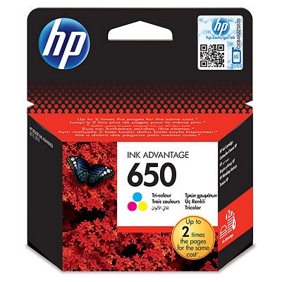 Касета с мастило HP 650 Tri-color Ink Cartridgeна ниска цена с бърза доставка - BestPC.BG