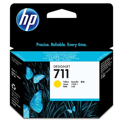 Касета с мастило HP 711 29-ml Yellow Ink Cartridgeна ниска цена с бърза доставка - BestPC.BG