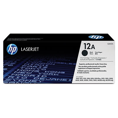 Тонер за лазерен принтер HP 12A Black LaserJet Toner Cartridgeна ниска цена с бърза доставка - BestPC.BG