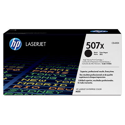 Тонер за лазерен принтер HP 507X Black LaserJet Toner Cartridgeна ниска цена с бърза доставка - BestPC.BG