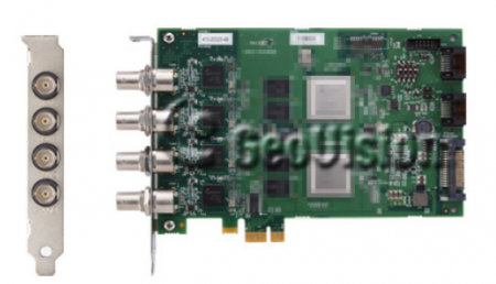 Видеорекордер GeoVision GV-SDI-204 :: 4-портова HD oхранителна платка, PCI-E, 1080p, H.264на ниска цена с бърза доставка - BestPC.BG