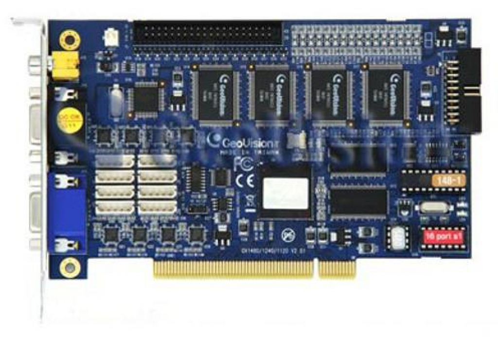Видеорекордер GeoVision GV-1120-8 DVI :: Охранителна платка GV-1120, 8 порта, DVI, PCI, 400-100 fpsна ниска цена с бърза доставка - BestPC.BG