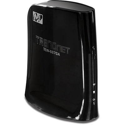 WiFi безжична карта/адаптер TRENDnet TEW-687GA :: 450Mbps Wireless N Gaming Adapterна ниска цена с бърза доставка - BestPC.BG