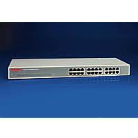 Комутатор/Суич 24-портов 10-100 Mbps комутатор, RS-124R, 24x RJ-45, 19"на ниска цена с бърза доставка - BestPC.BG
