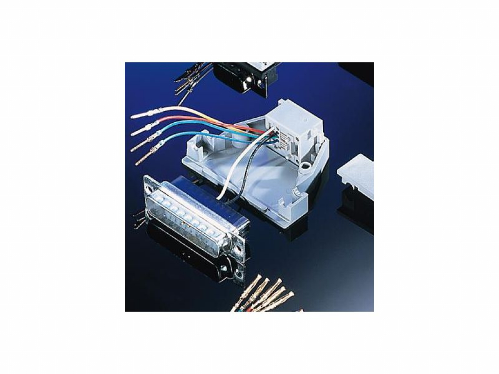 ROLINE 12.03.8030 :: Адаптер DB-25 F - RJ-45 F, 8P-8Cна ниска цена с бърза доставка - BestPC.BG