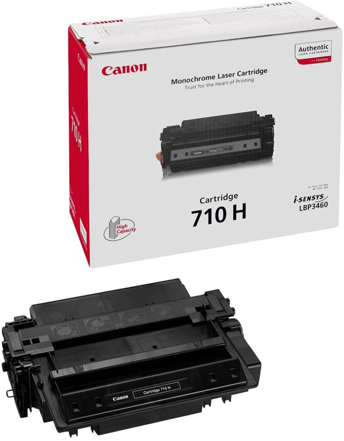 Тонер за лазерен принтер Canon CRG-710H, за Canon Laser Shot LBP 3460, 12000 копия, черенна ниска цена с бърза доставка - BestPC.BG