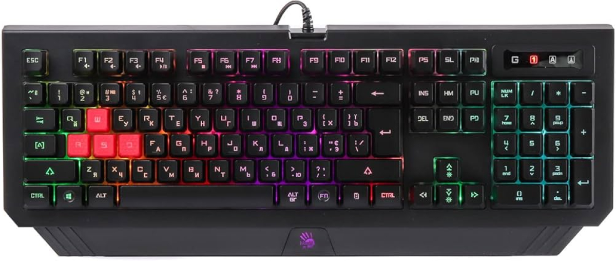 Клавиатура Геймърска A4 B120 BLOODY GAMING, черна, USBна ниска цена с бърза доставка - BestPC.BG