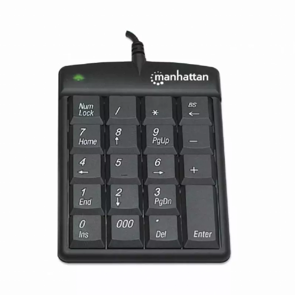 MANHATTAN 176354 :: Numpad клавиатура USBна ниска цена с бърза доставка - BestPC.BG