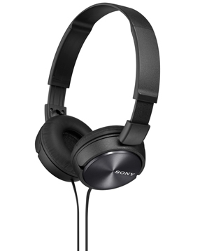 Слушалки Sony Headset MDR-ZX310, Чернина ниска цена с бърза доставка - BestPC.BG