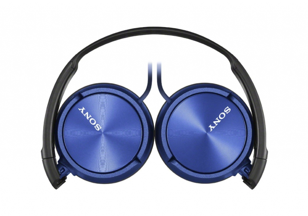 Слушалки Sony Headset MDR-ZX310 blueна ниска цена с бърза доставка - BestPC.BG