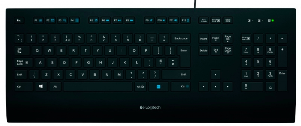 Клавиатура LOGITECH K280E OEM USBна ниска цена с бърза доставка - BestPC.BG