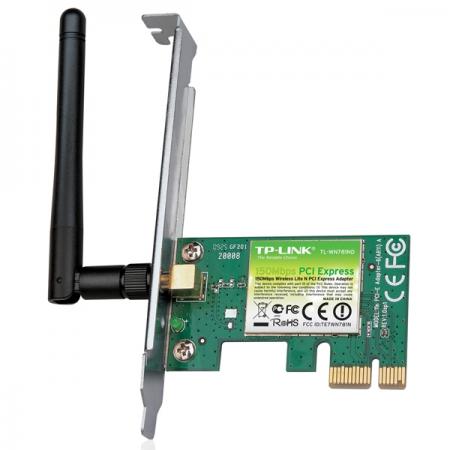 WiFi безжична карта/адаптер Wi-Fi N PCI-E Card, TP-Link TL-WN781ND, 150Mbpsна ниска цена с бърза доставка - BestPC.BG