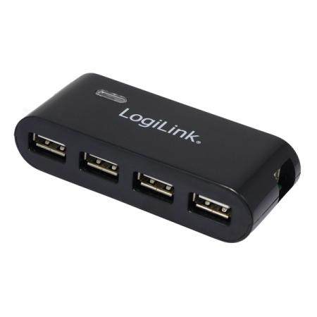 USB Хъб LogiLink UA0085, USB HUB 4xUSB2.0, Ext. powerна ниска цена с бърза доставка - BestPC.BG