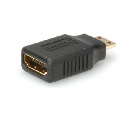 Кабел/адаптер Adapter HDMI F - HDMI Mini M, Roline 12.99.3152на ниска цена с бърза доставка - BestPC.BG
