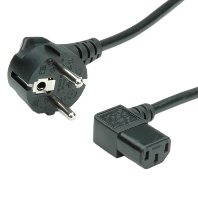 Кабел/адаптер Power cable Computer, angled, 1.8m, 19.08.1118на ниска цена с бърза доставка - BestPC.BG