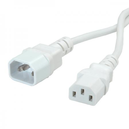 Кабел/адаптер Power cable C14 to C13 extension, White, 19.99.1516на ниска цена с бърза доставка - BestPC.BG