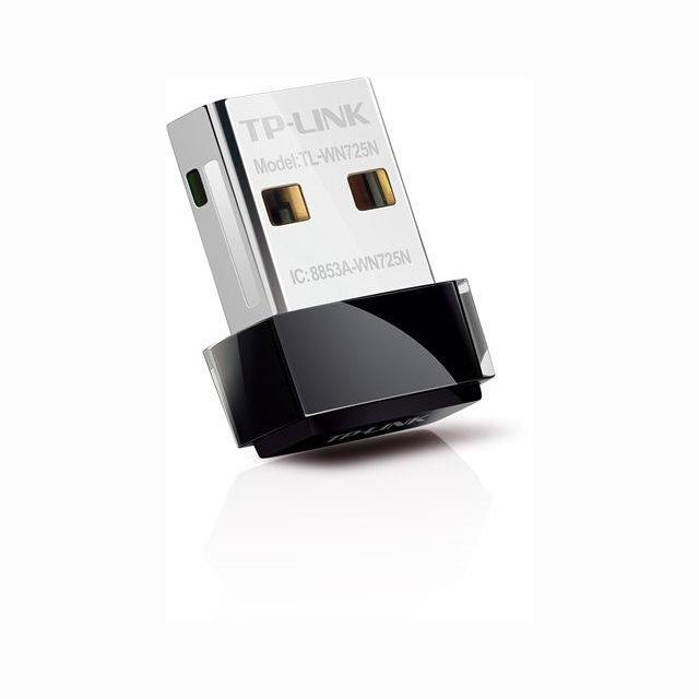 WiFi безжична карта/адаптер Нано адаптер TP LINK TL-WN725N, USB, Realtek, 2.4Ghz, 802.11n-g-bна ниска цена с бърза доставка - BestPC.BG