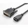 VALUE 12.99.3116 :: DVI M - HDMI F конверторен кабел, 0.15 м снимка 1